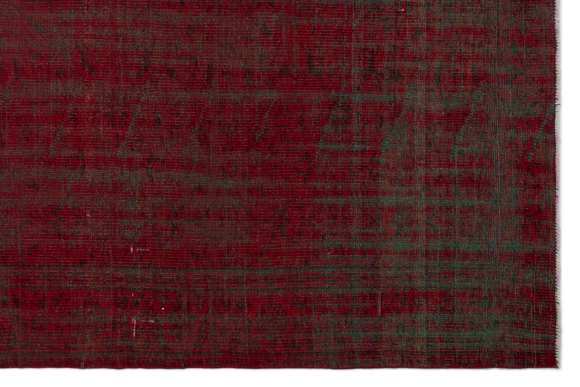 Atina Red Vintage Wool Handmade Area Rug 5'10" x 9'1"
