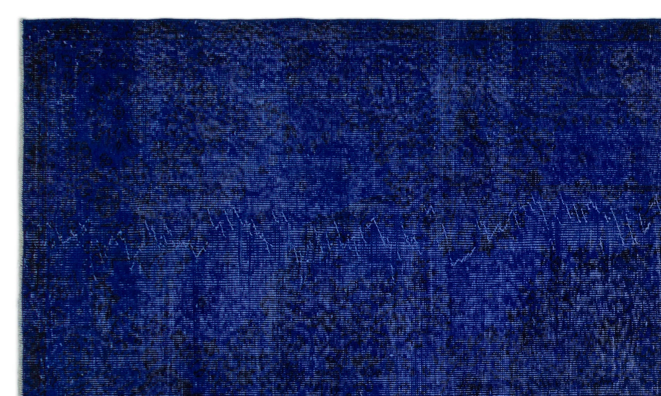 Atina Blue Vintage Wool Handmade Area Rug 6'0" x 10'2"