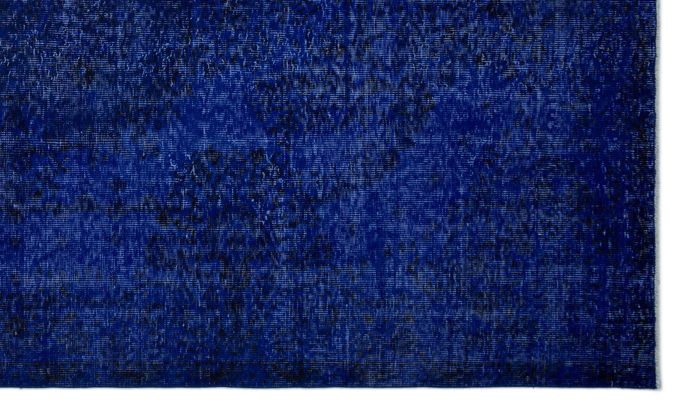 Atina Blue Vintage Wool Handmade Area Rug 6'0" x 10'2"