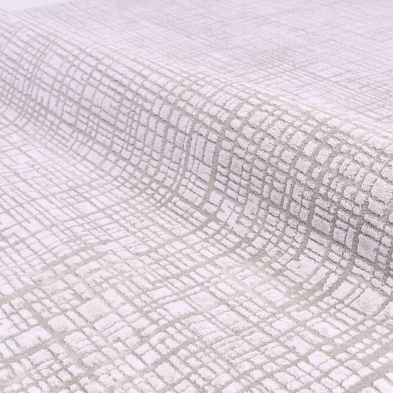 Beige Striped Area Rug – Machine Made Rug With 10 Mm Pile, Soft Texture Carpet