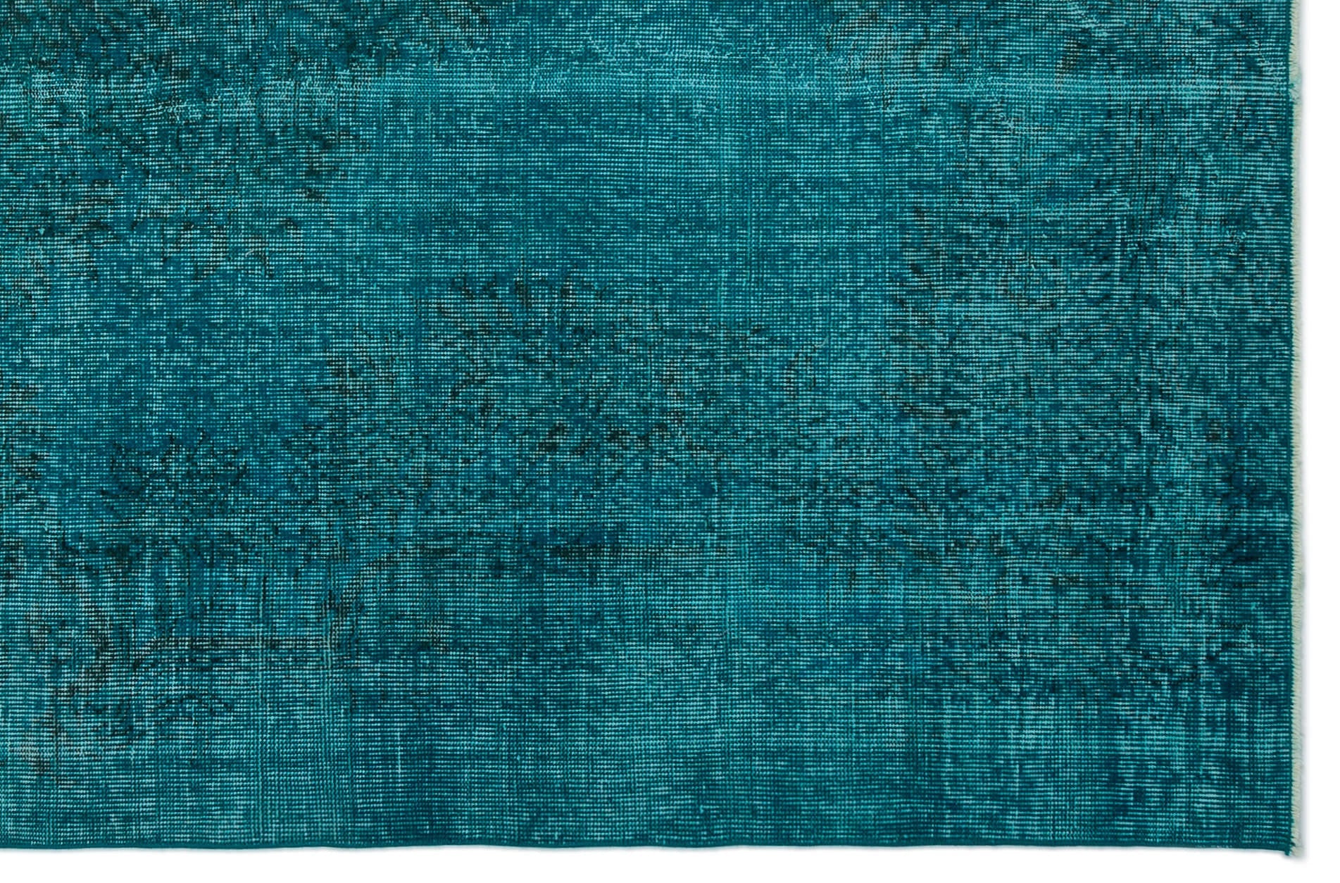 Atina Turquoise Vintage Wool Handmade Area Rug 5'8" x 8'8"