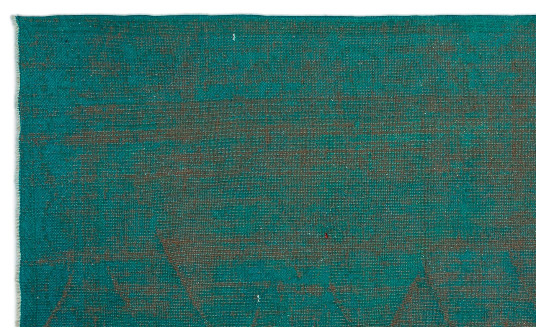 Atina Turquoise Vintage Wool Handmade Area Rug 5'0" x 8'6"