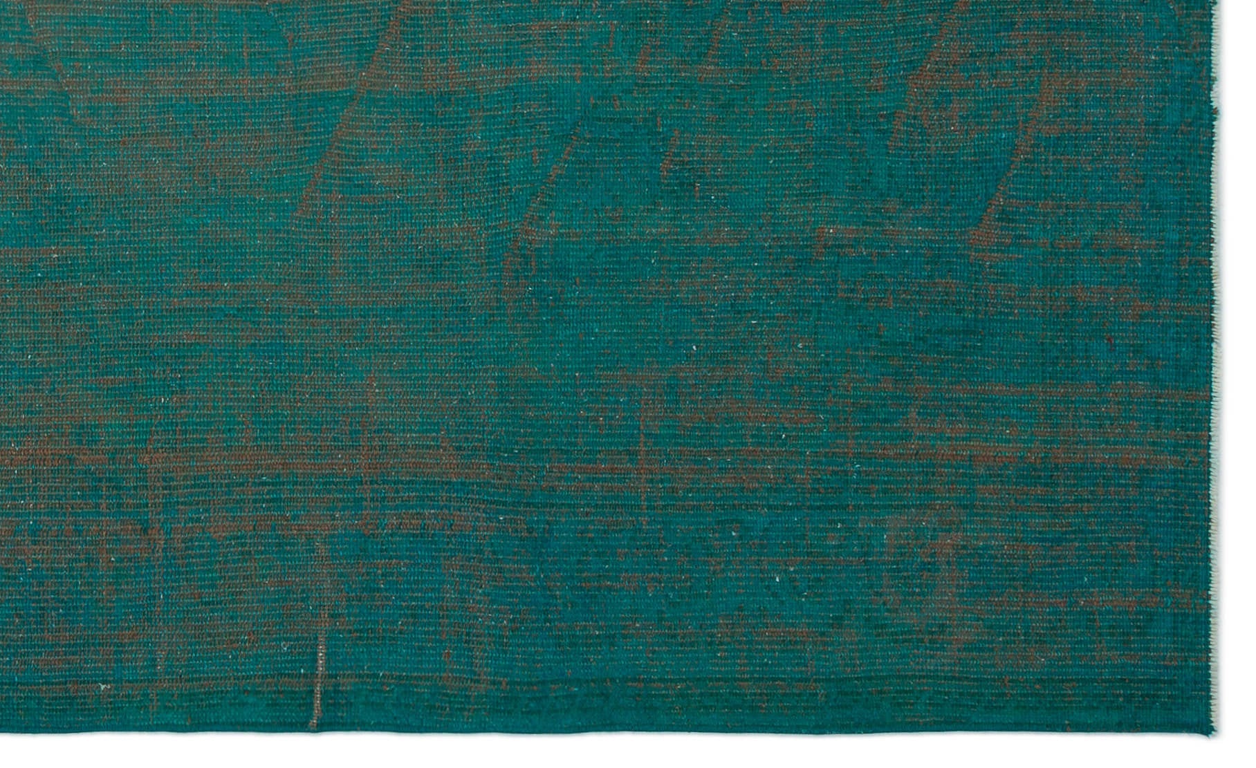 Atina Turquoise Vintage Wool Handmade Area Rug 5'0" x 8'6"