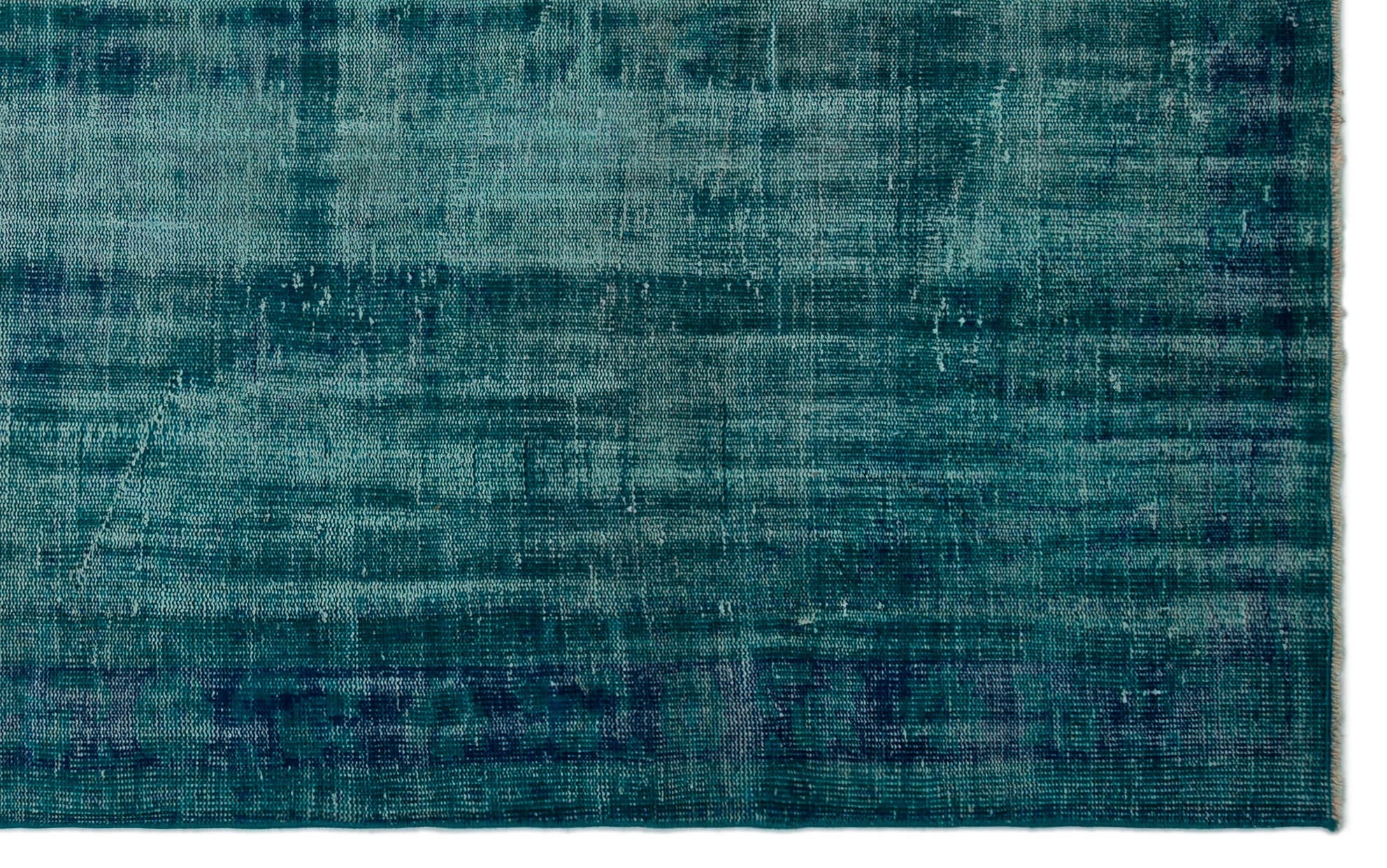 Atina Turquoise Vintage Wool Handmade Area Rug 5'8" x 9'1"