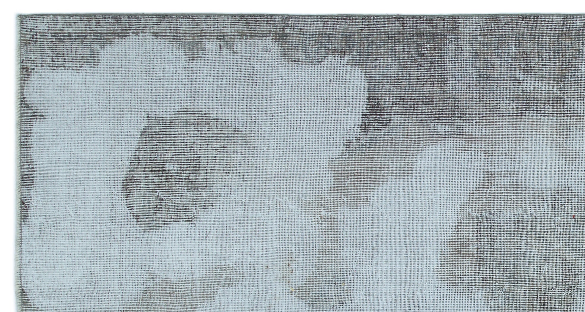 Atina Blue Vintage Wool Handmade Area Rug 5'3" x 8'2"