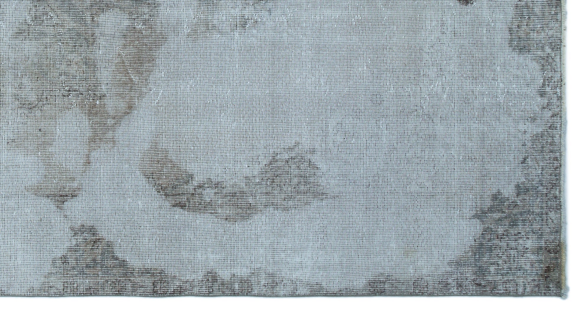 Atina Blue Vintage Wool Handmade Area Rug 5'3" x 8'2"