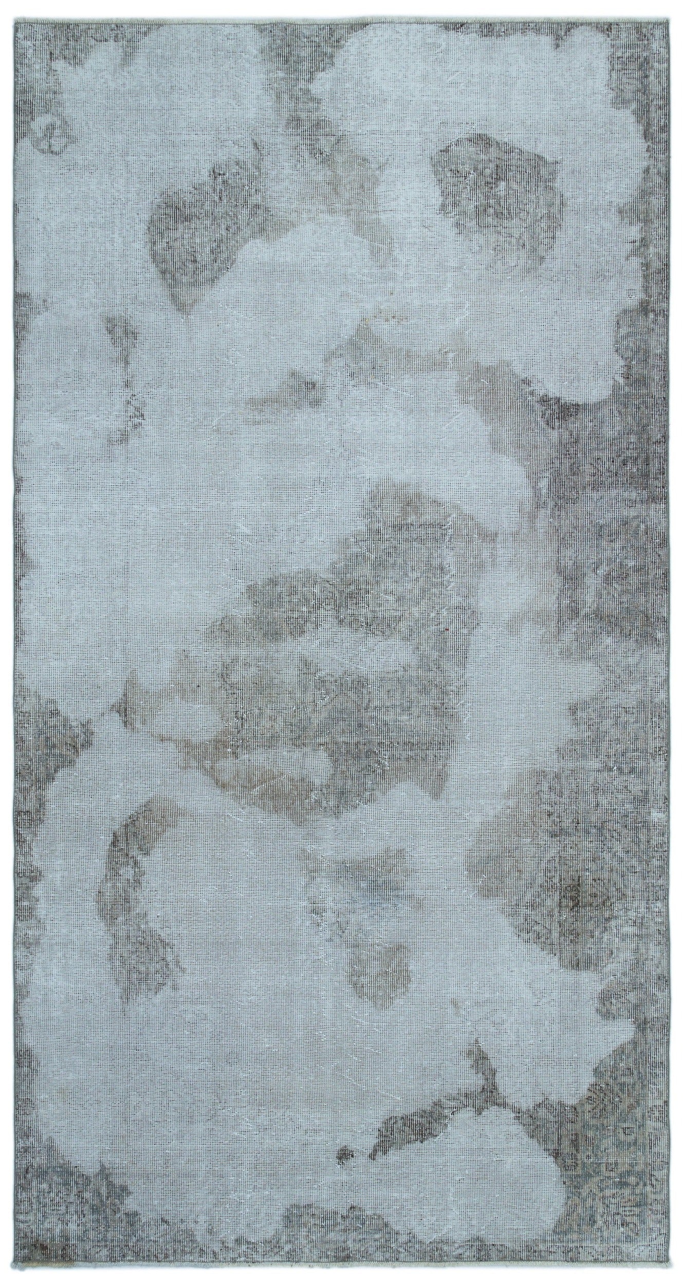 Atina Blue Vintage Wool Handmade Area Rug 5'3" x 8'2"