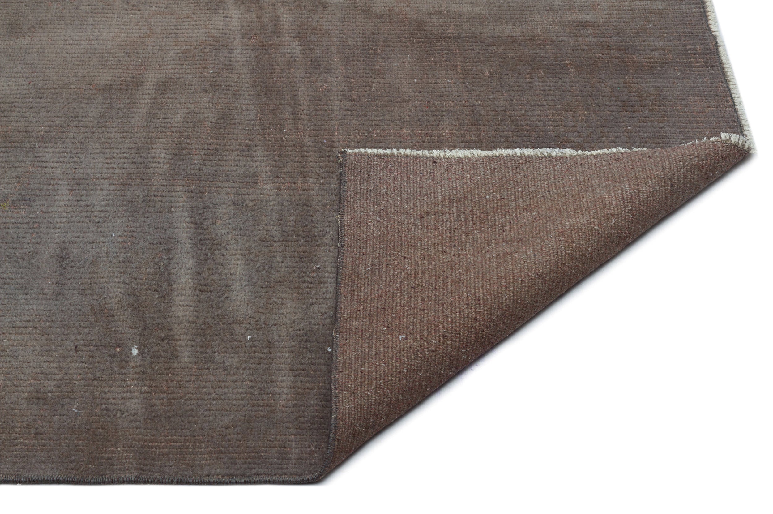 Atina Brown Vintage Wool Handmade Area Rug 5'5" x 7'8"
