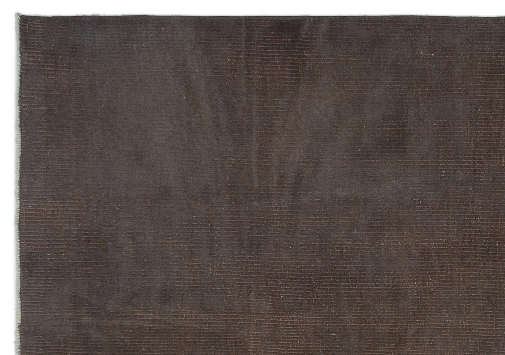 Atina Brown Vintage Wool Handmade Area Rug 5'5" x 7'8"