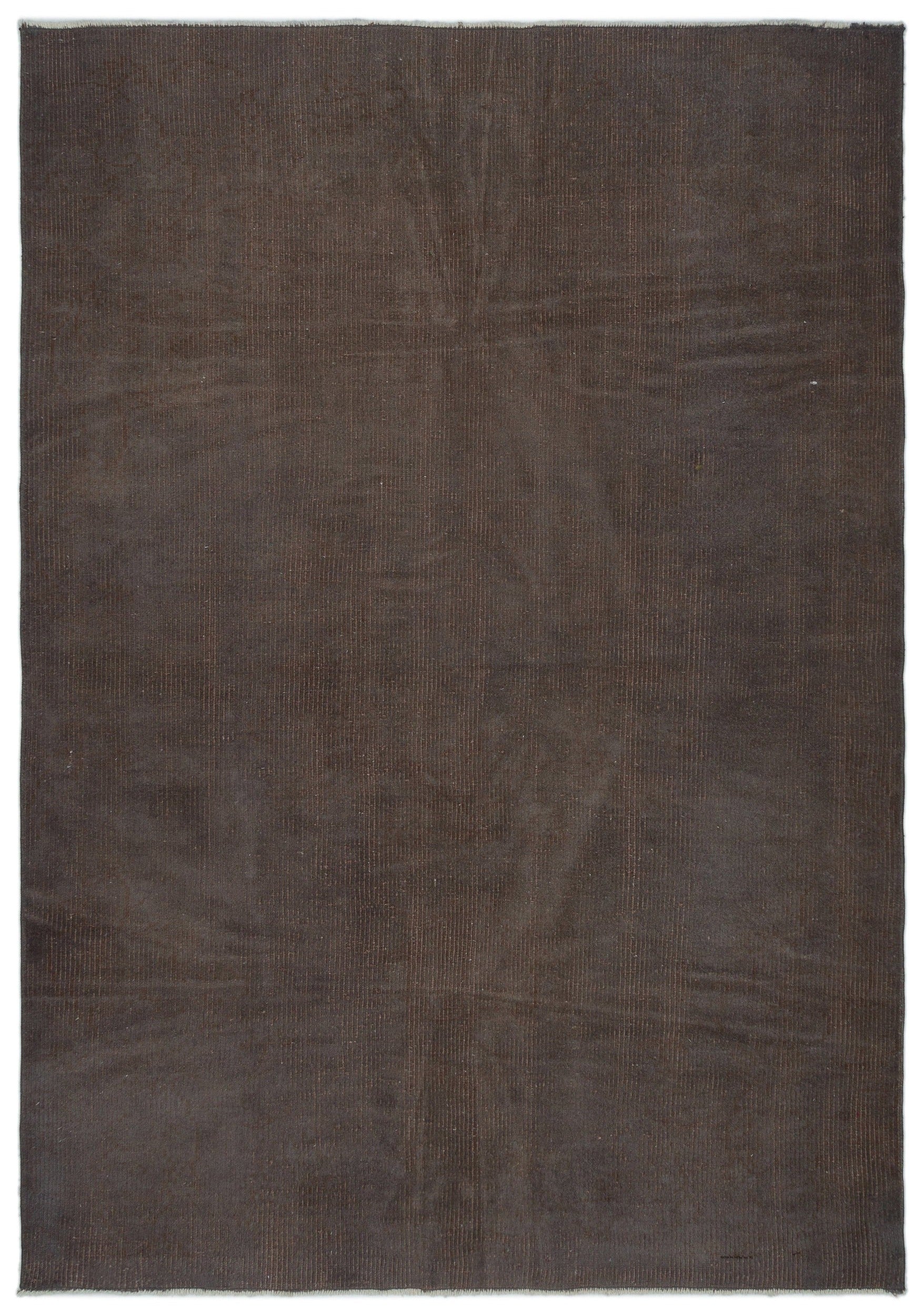 Atina Brown Vintage Wool Handmade Area Rug 5'5" x 7'8"