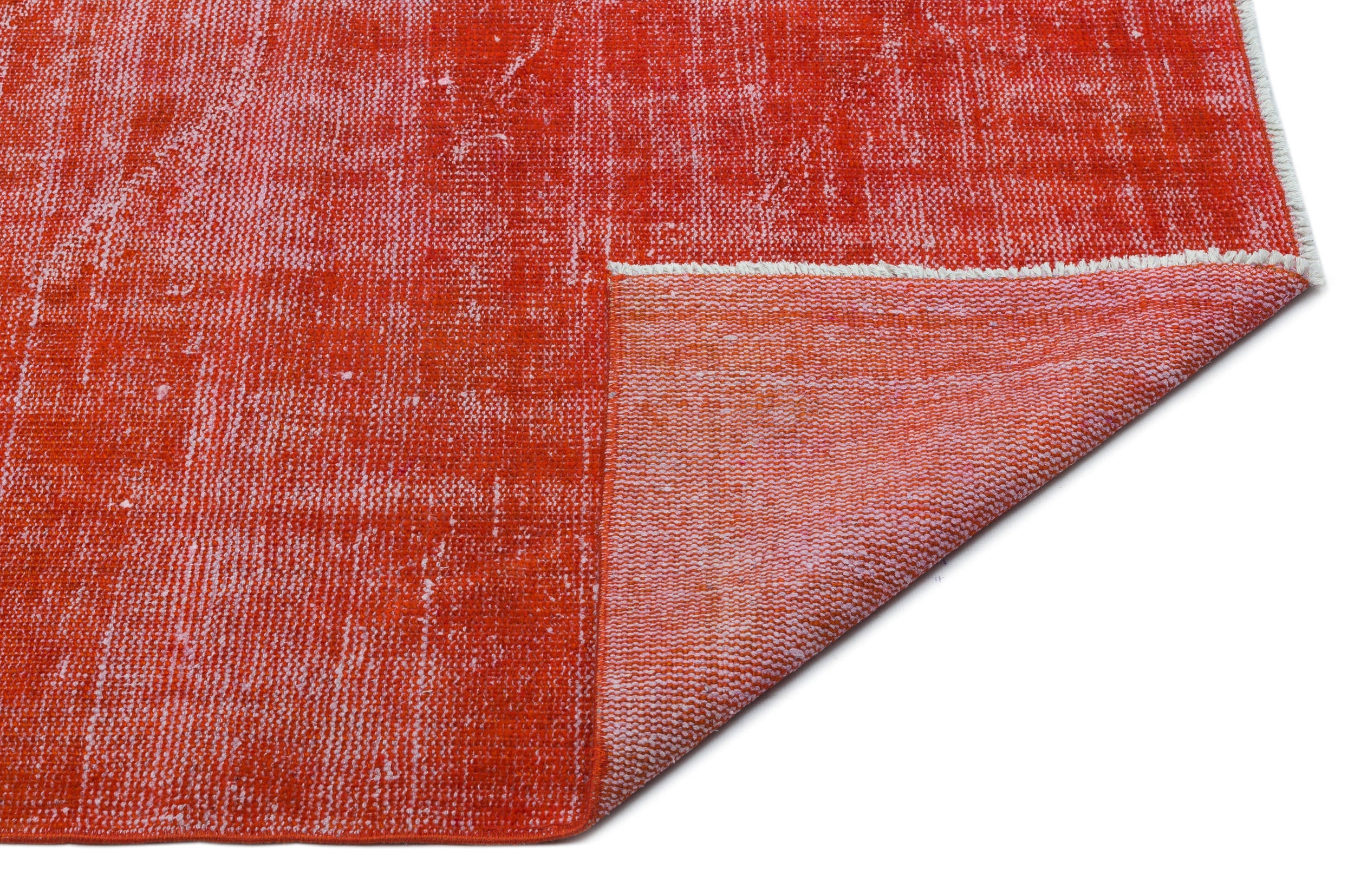 Atina Red Vintage Wool Handmade Area Rug 5'2" x 8'10"