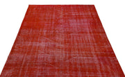 Atina Red Vintage Wool Handmade Area Rug 5'2" x 8'10"