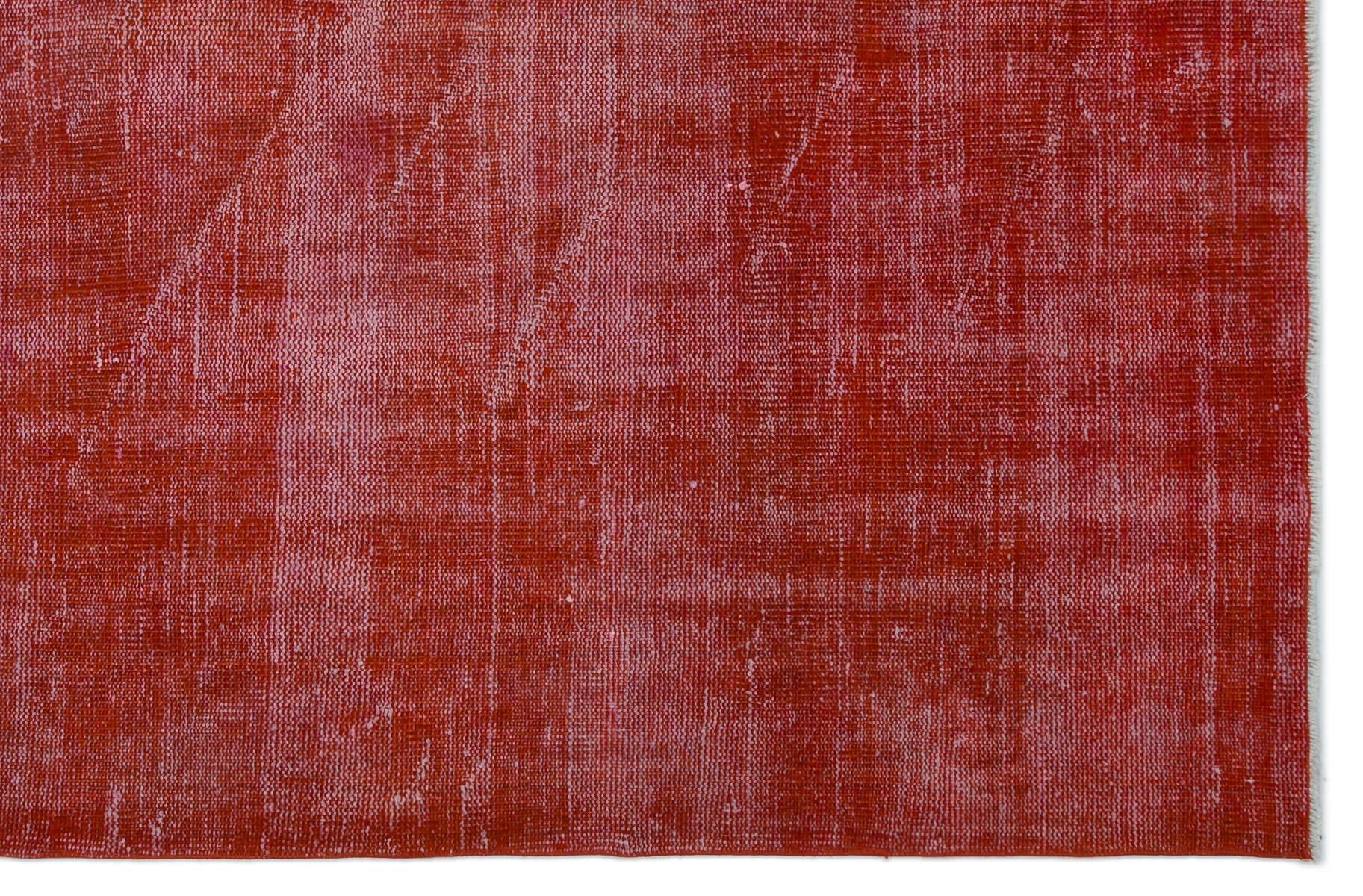 Atina Red Vintage Wool Handmade Area Rug 5'2" x 8'10"