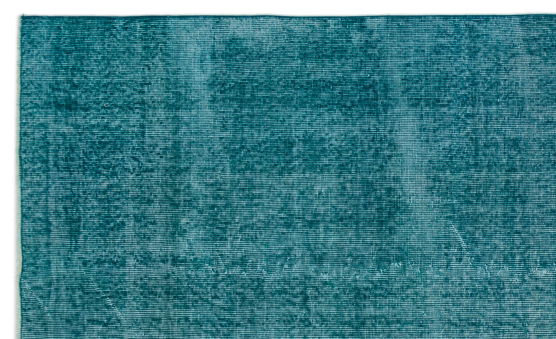 Atina Turquoise Vintage Wool Handmade Area Rug 5'0" x 8'4"
