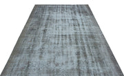 Atina Blue Vintage Wool Handmade Area Rug 6'0" x 9'10"