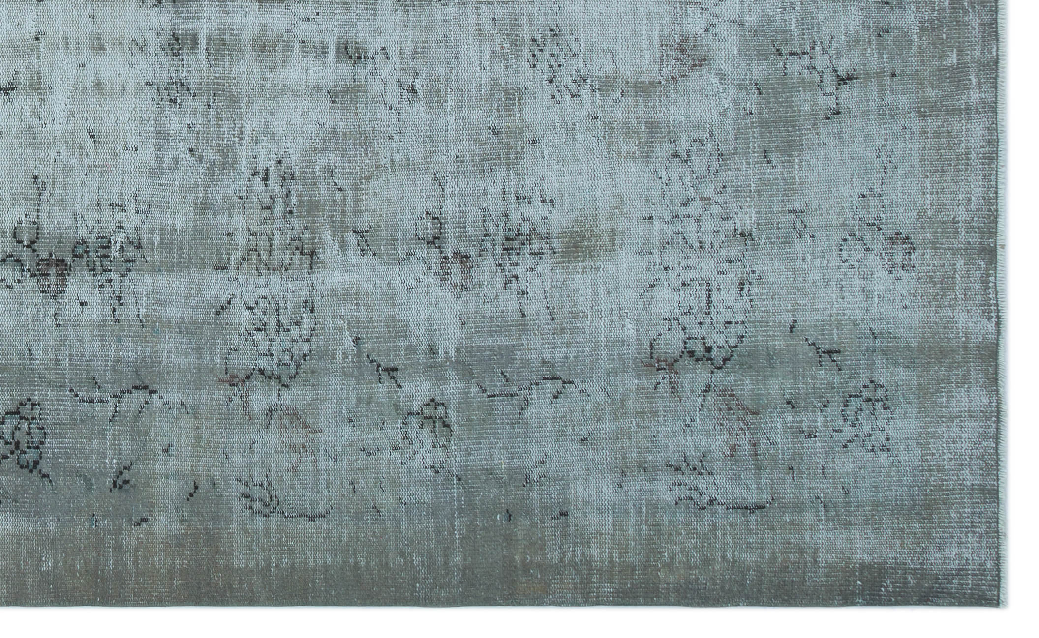Atina Blue Vintage Wool Handmade Area Rug 6'0" x 9'10"