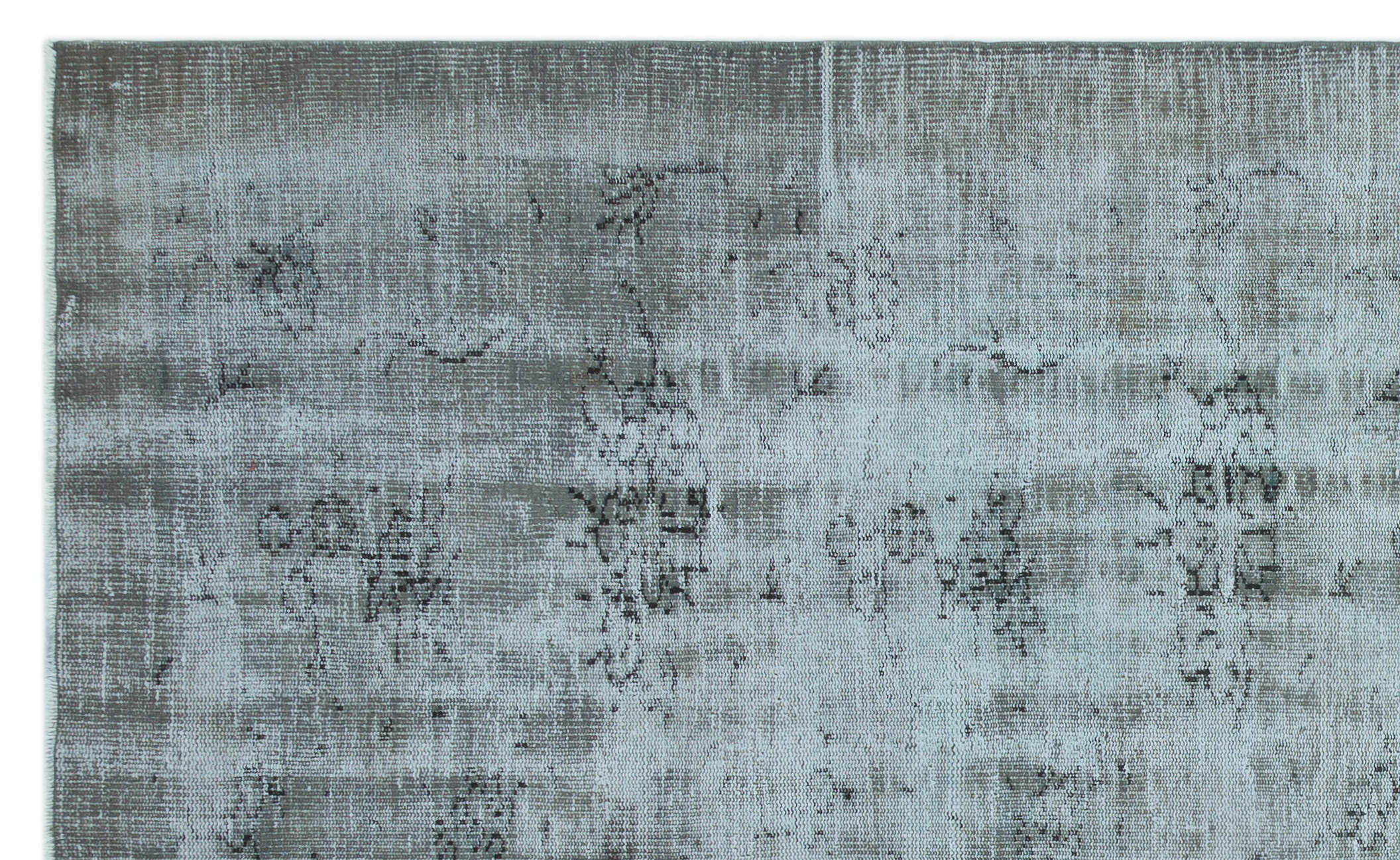 Atina Blue Vintage Wool Handmade Area Rug 6'0" x 9'10"