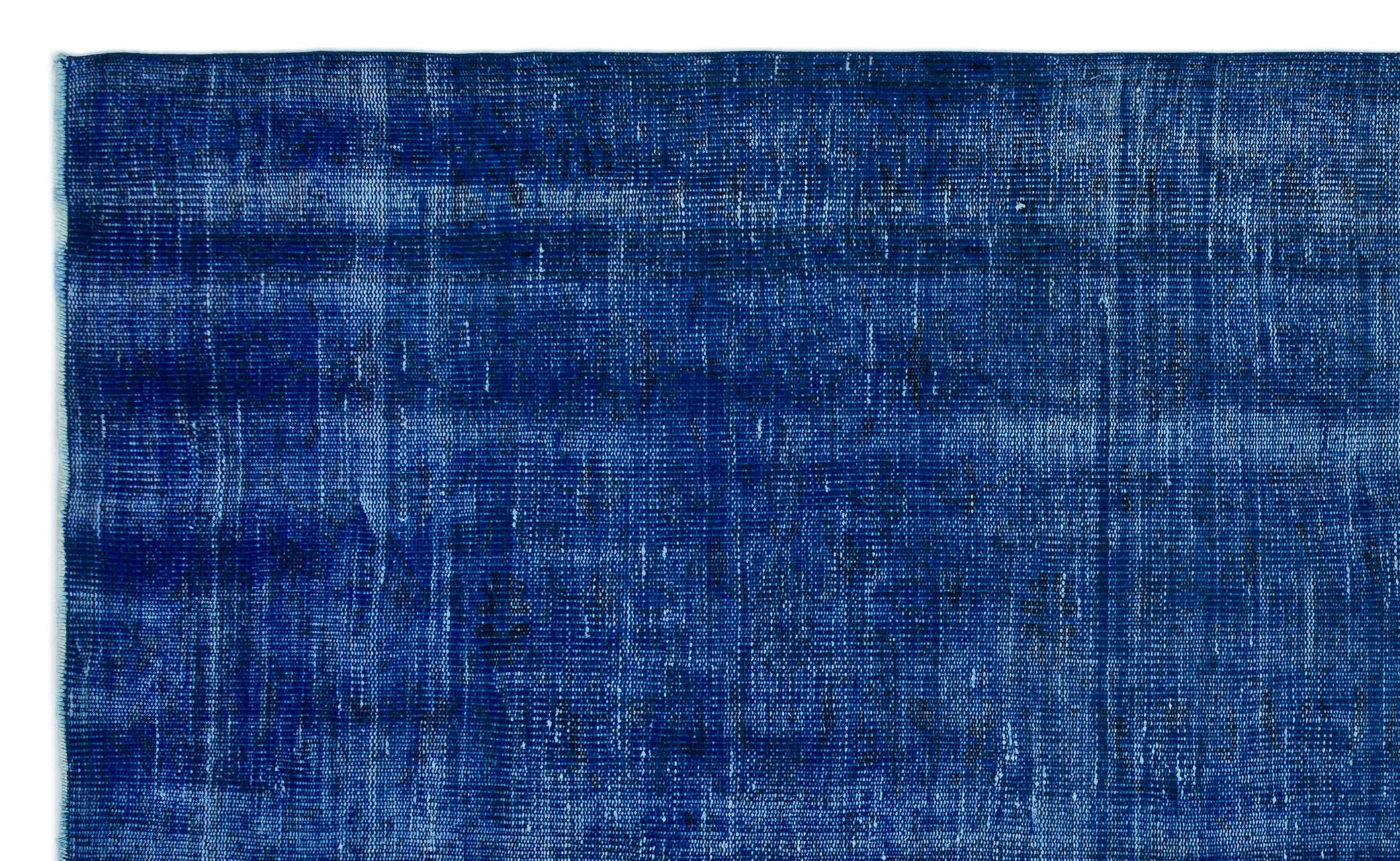 Atina Blue Vintage Wool Handmade Area Rug 5'10" x 9'7"