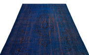 Atina Blue Vintage Wool Handmade Area Rug 5'5" x 8'11"