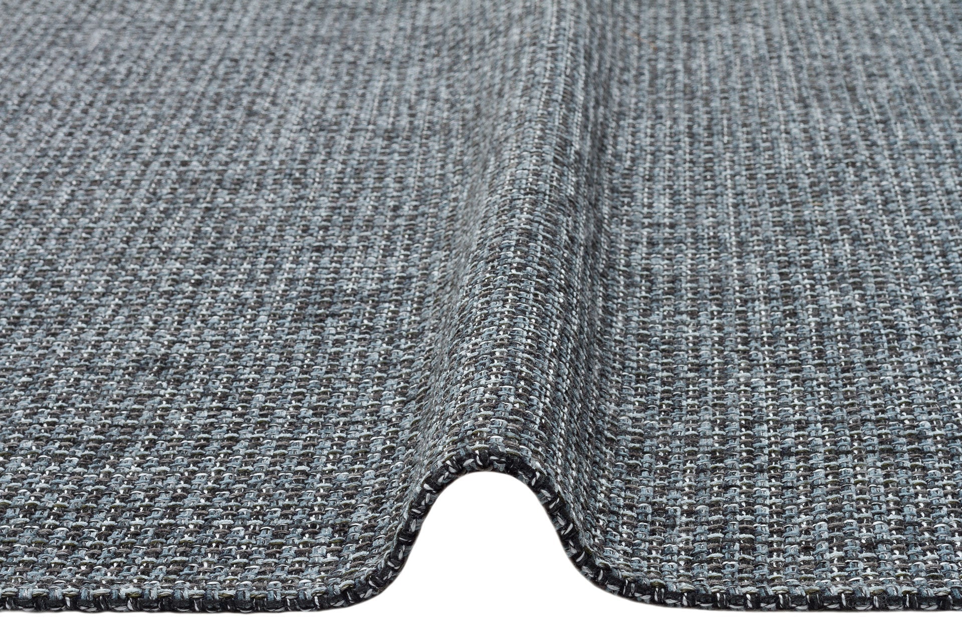 Modern Cotton Kilim - Anthracite Woven Kilim Carpet | Non Slip Soft Texture Rug