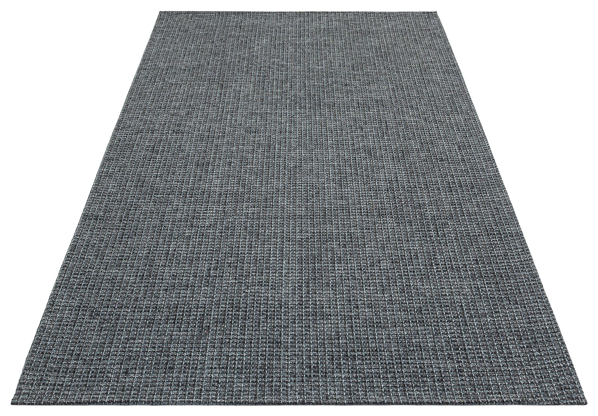 Modern Cotton Kilim - Anthracite Woven Kilim Carpet | Non Slip Soft Texture Rug