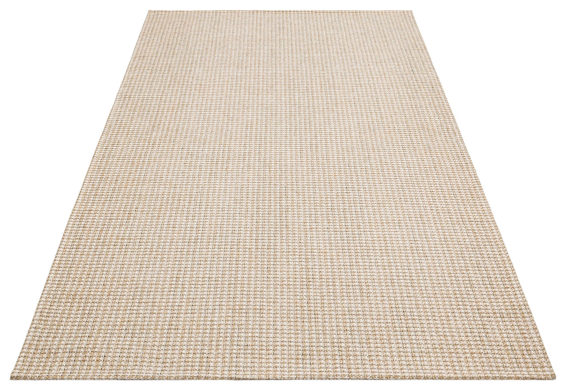 Modern Cotton Kilim Woven Kilim Carpet - Cream Area Rug | Non Slip Flatweave