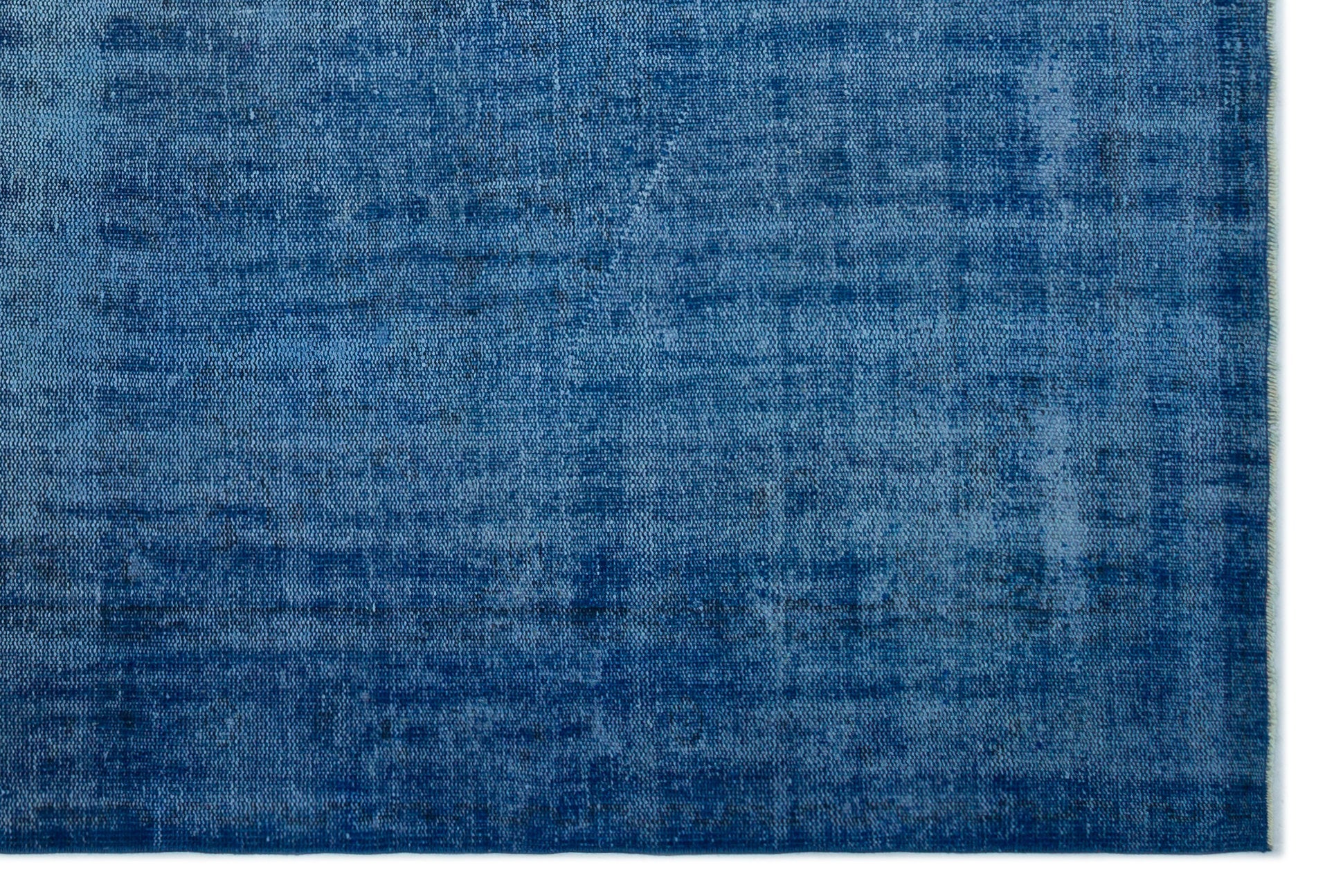 Atina Blue Vintage Wool Handmade Area Rug 6'0" x 8'10"
