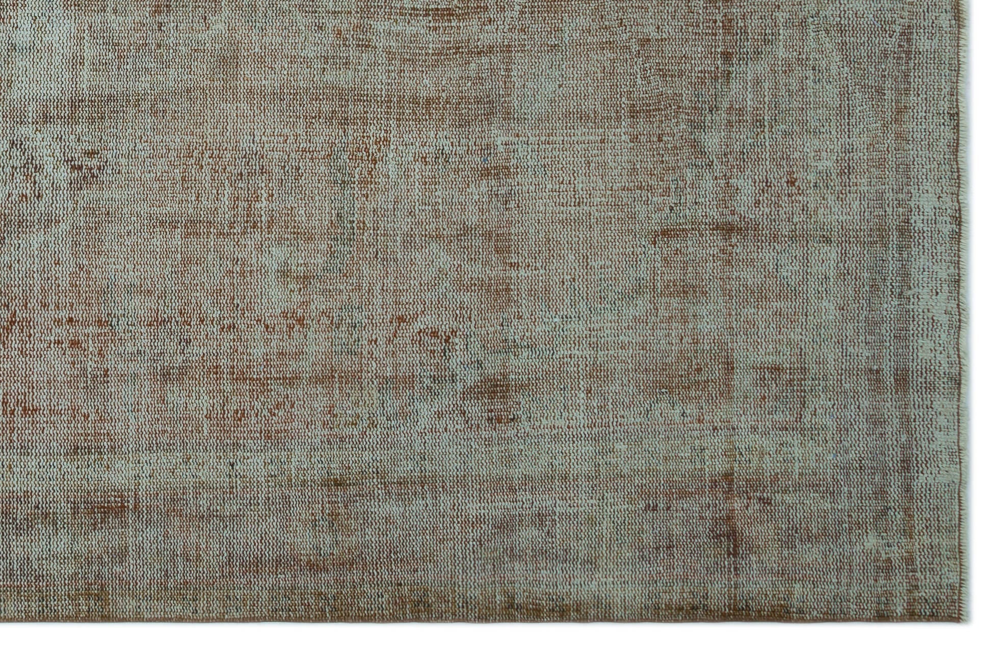 Atina Brown Vintage Wool Handmade Area Rug 5'7" x 9'10"