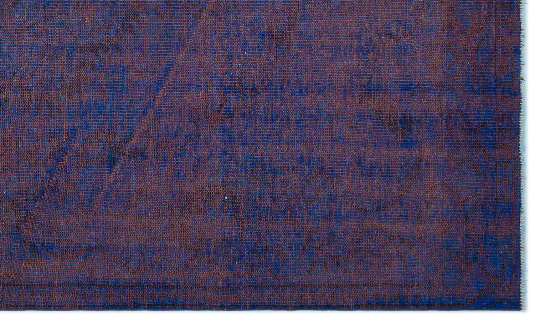 Atina Purple Vintage Wool Handmade Area Rug 4'9" x 8'2"