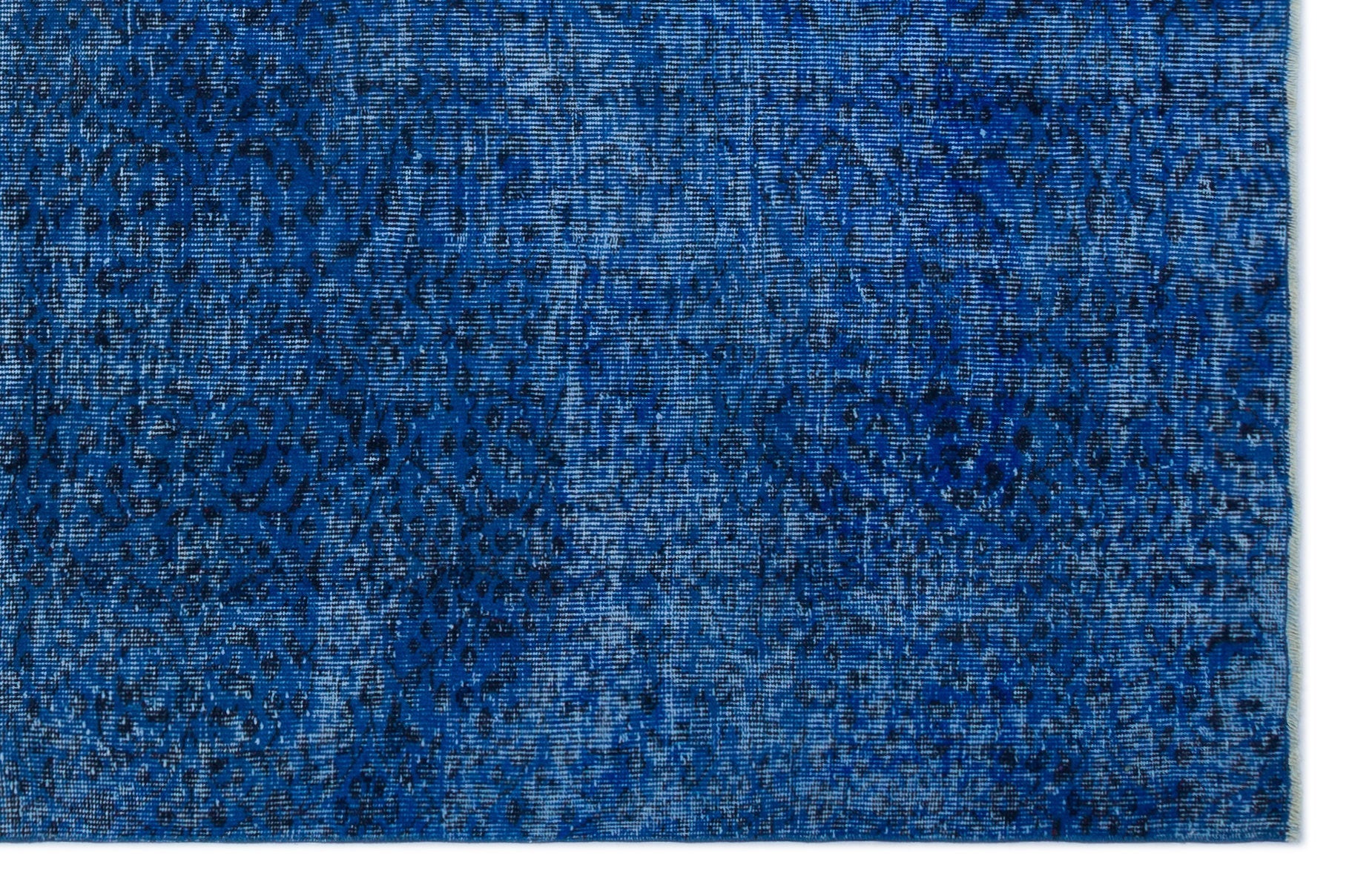 Atina Blue Vintage Wool Handmade Area Rug 5'8" x 8'7"