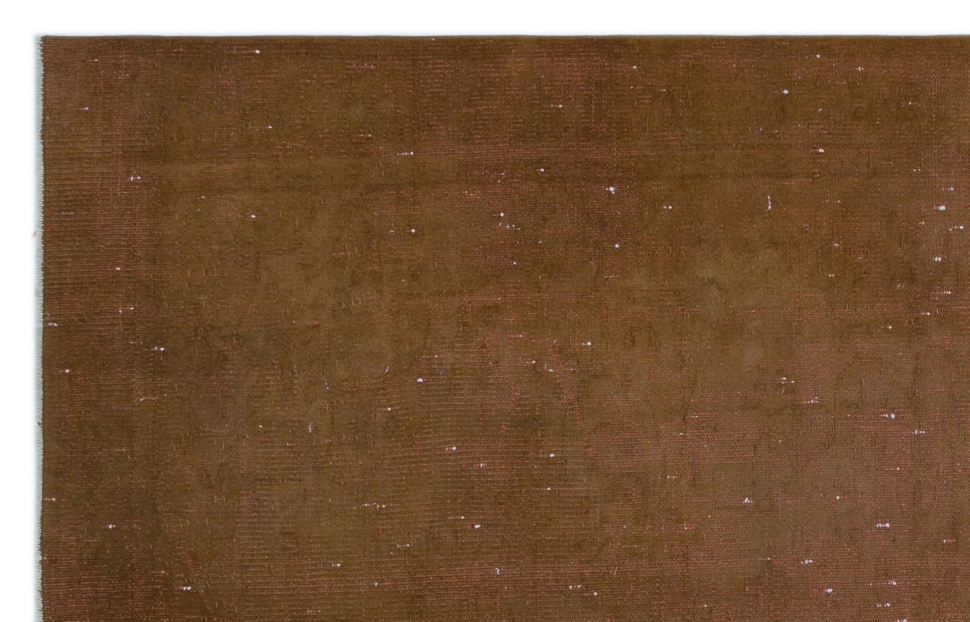 Atina Brown Vintage Wool Handmade Area Rug 5'10" x 9'1"