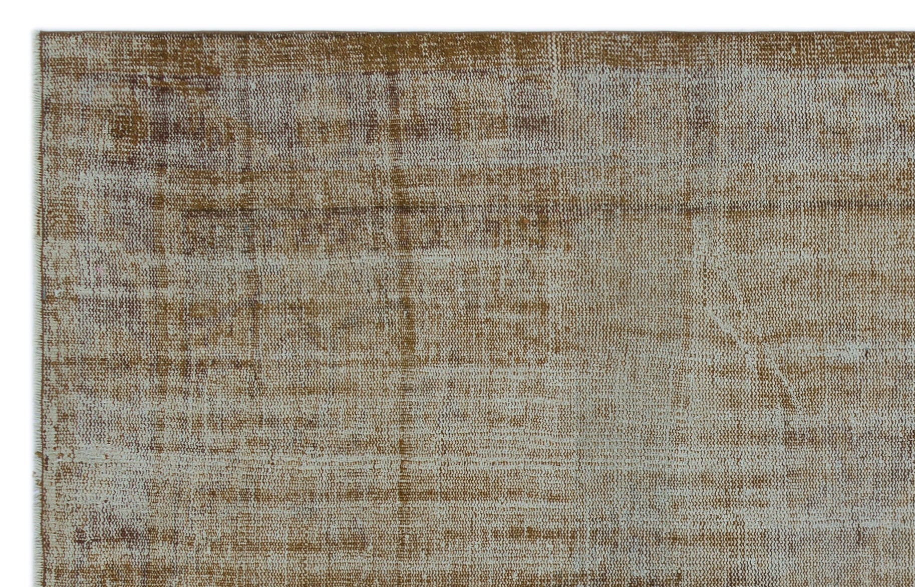 Atina Brown Vintage Wool Handmade Area Rug 5'9" x 8'1"