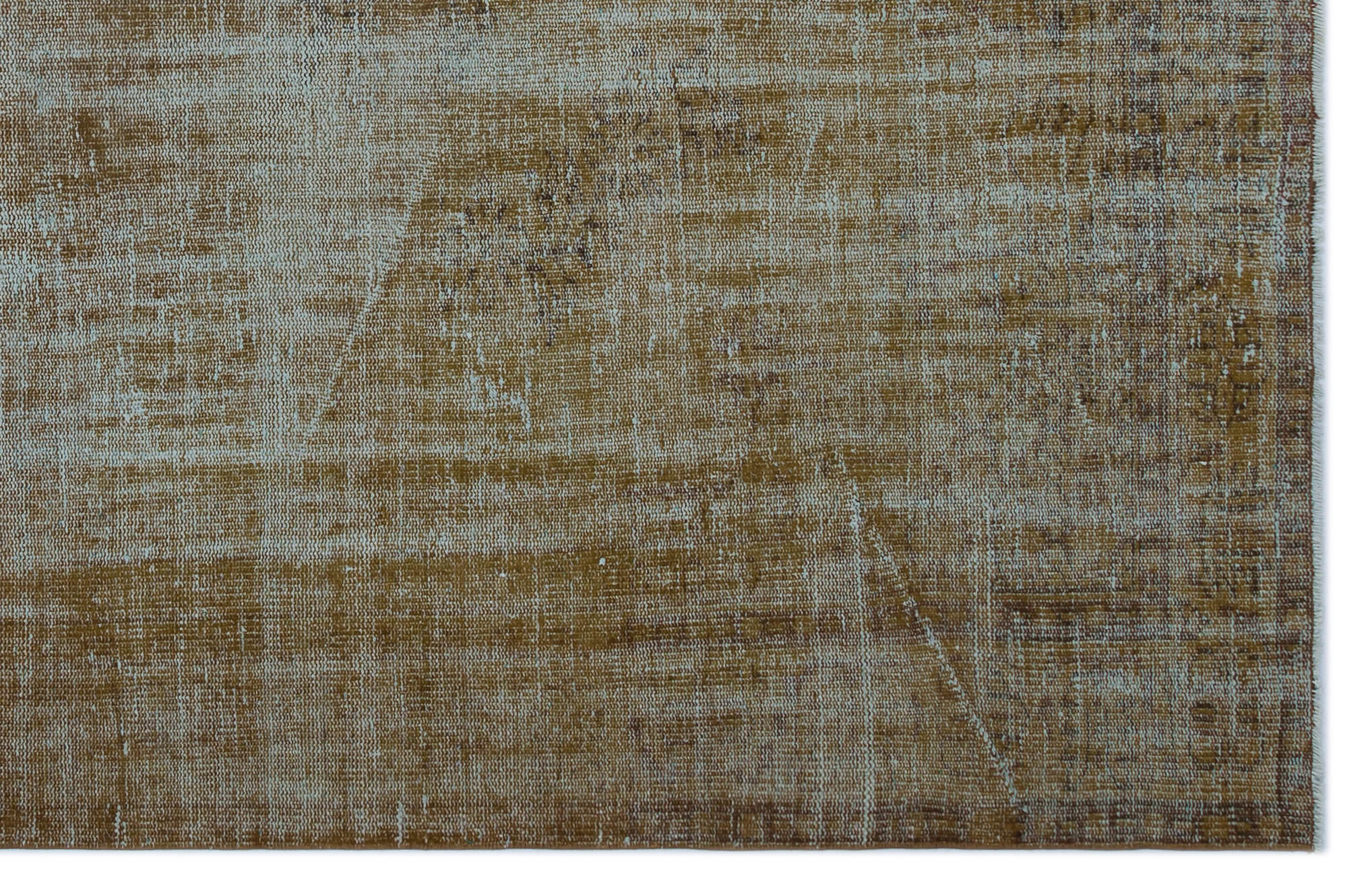 Atina Brown Vintage Wool Handmade Area Rug 6'2" x 9'5"