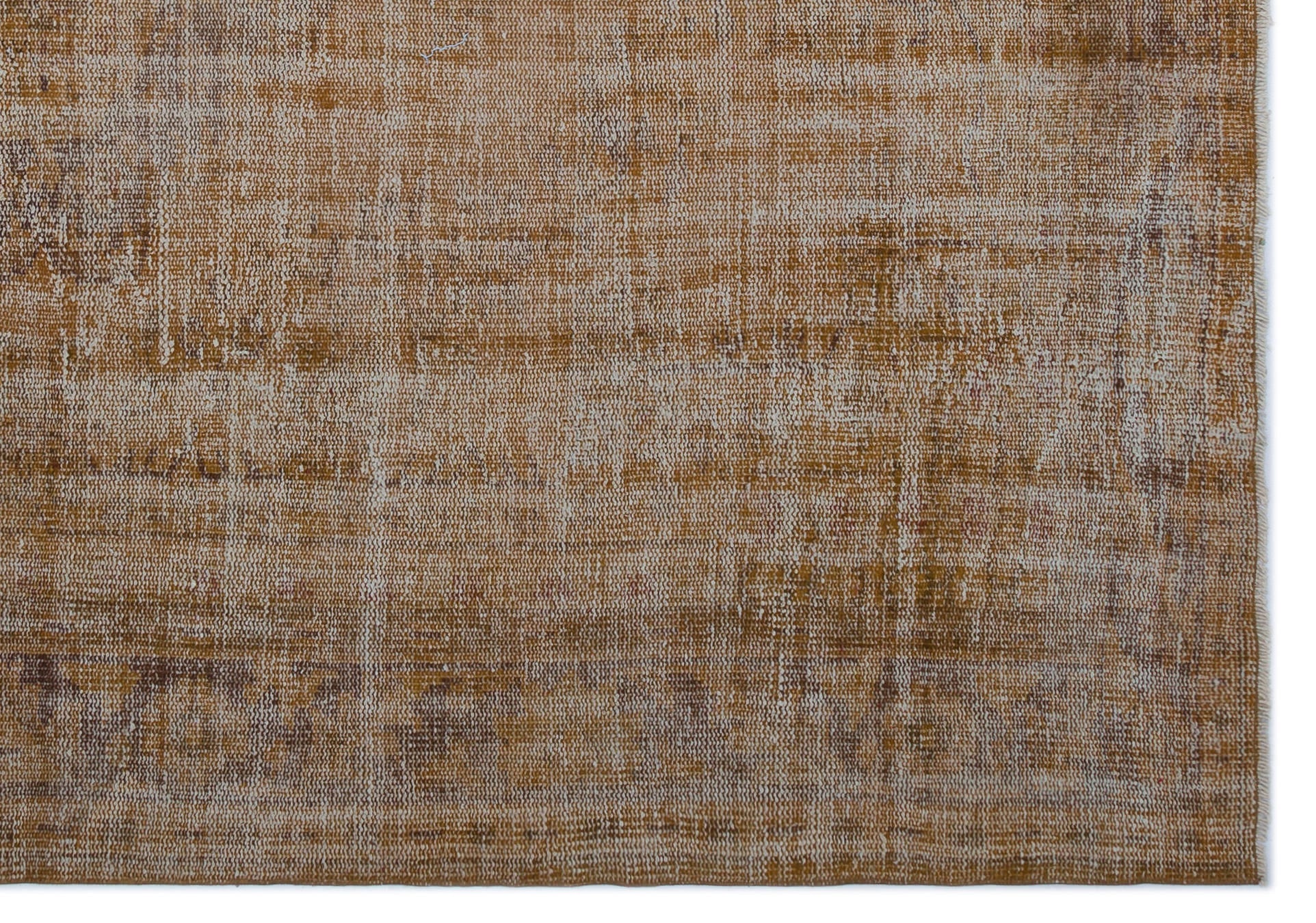 Atina Brown Vintage Wool Handmade Area Rug 5'10" x 9'8"