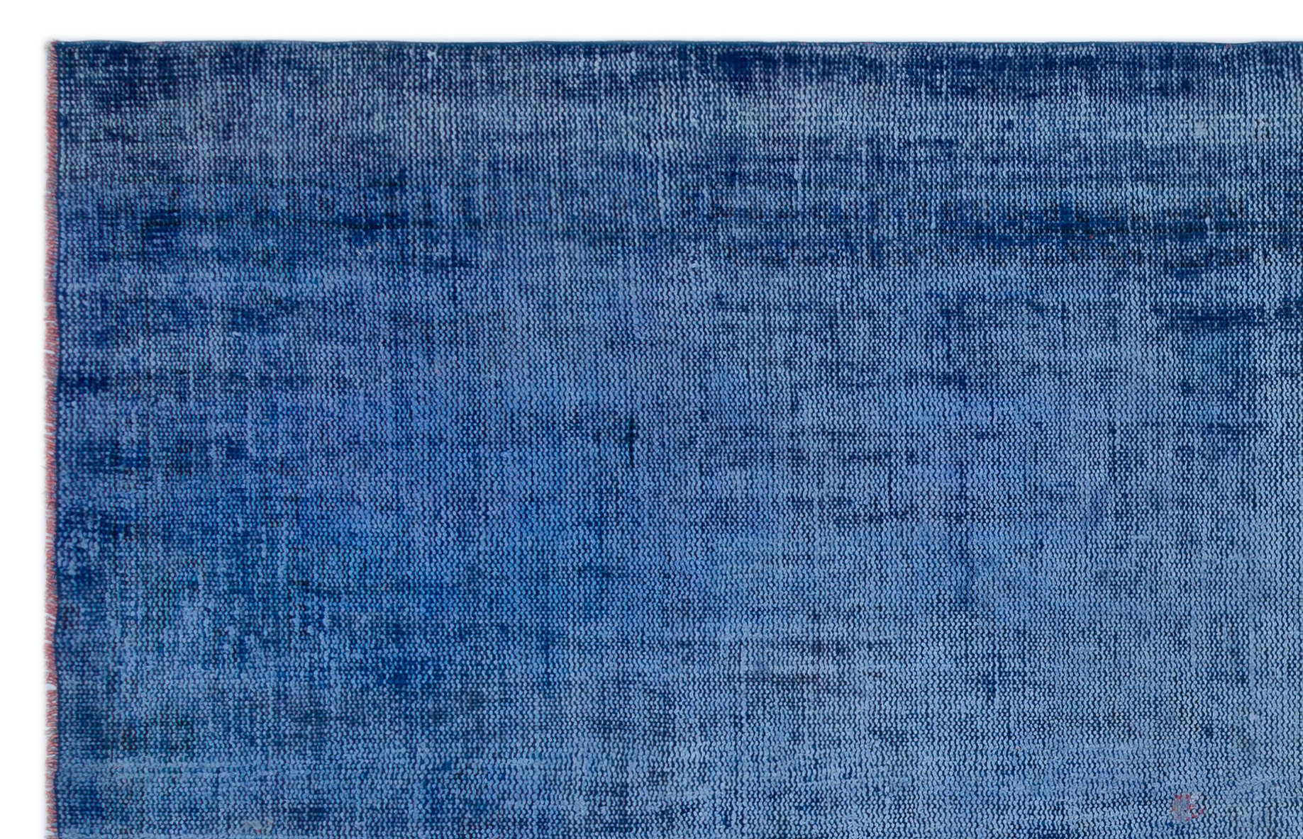 Atina Blue Vintage Wool Handmade Area Rug 5'8" x 8'6"
