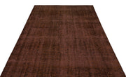 Atina Brown Vintage Wool Handmade Area Rug 6'0" x 9'5"