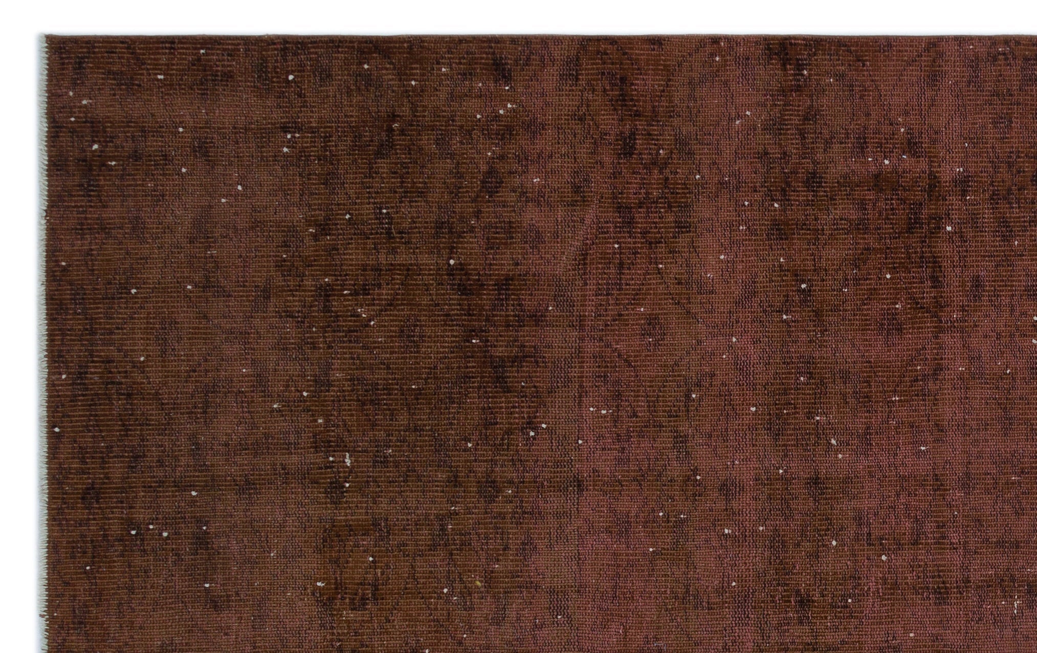 Atina Brown Vintage Wool Handmade Area Rug 6'0" x 9'5"