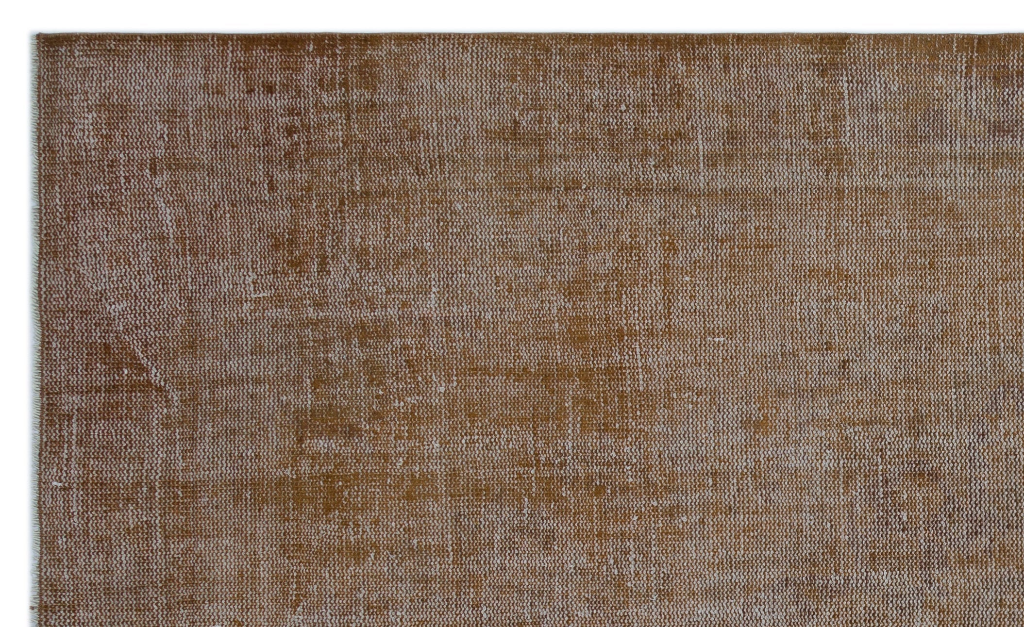 Atina Brown Vintage Wool Handmade Area Rug 6'1" x 9'11"