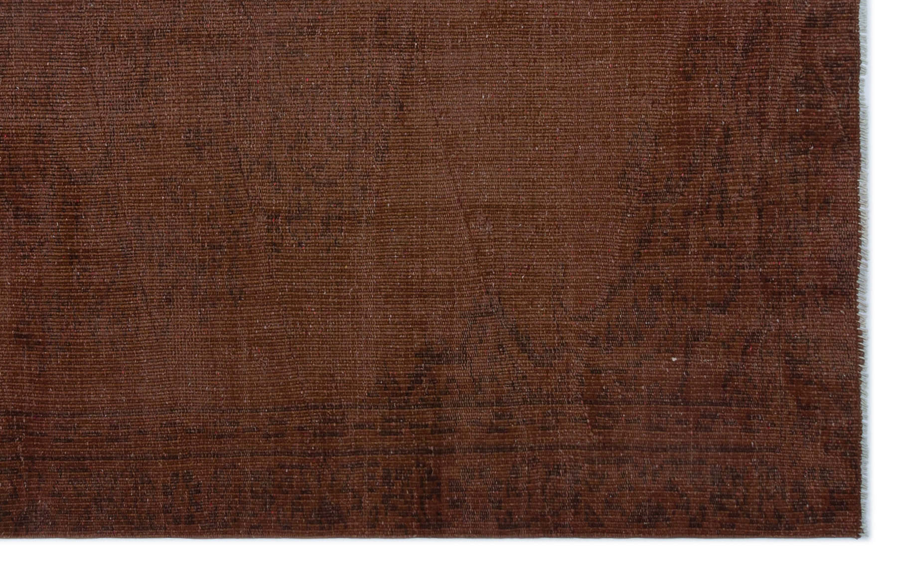 Atina Brown Vintage Wool Handmade Area Rug 5'3" x 8'5"