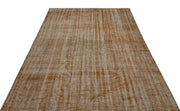 Atina Brown Vintage Wool Handmade Area Rug 6'0" x 9'7"