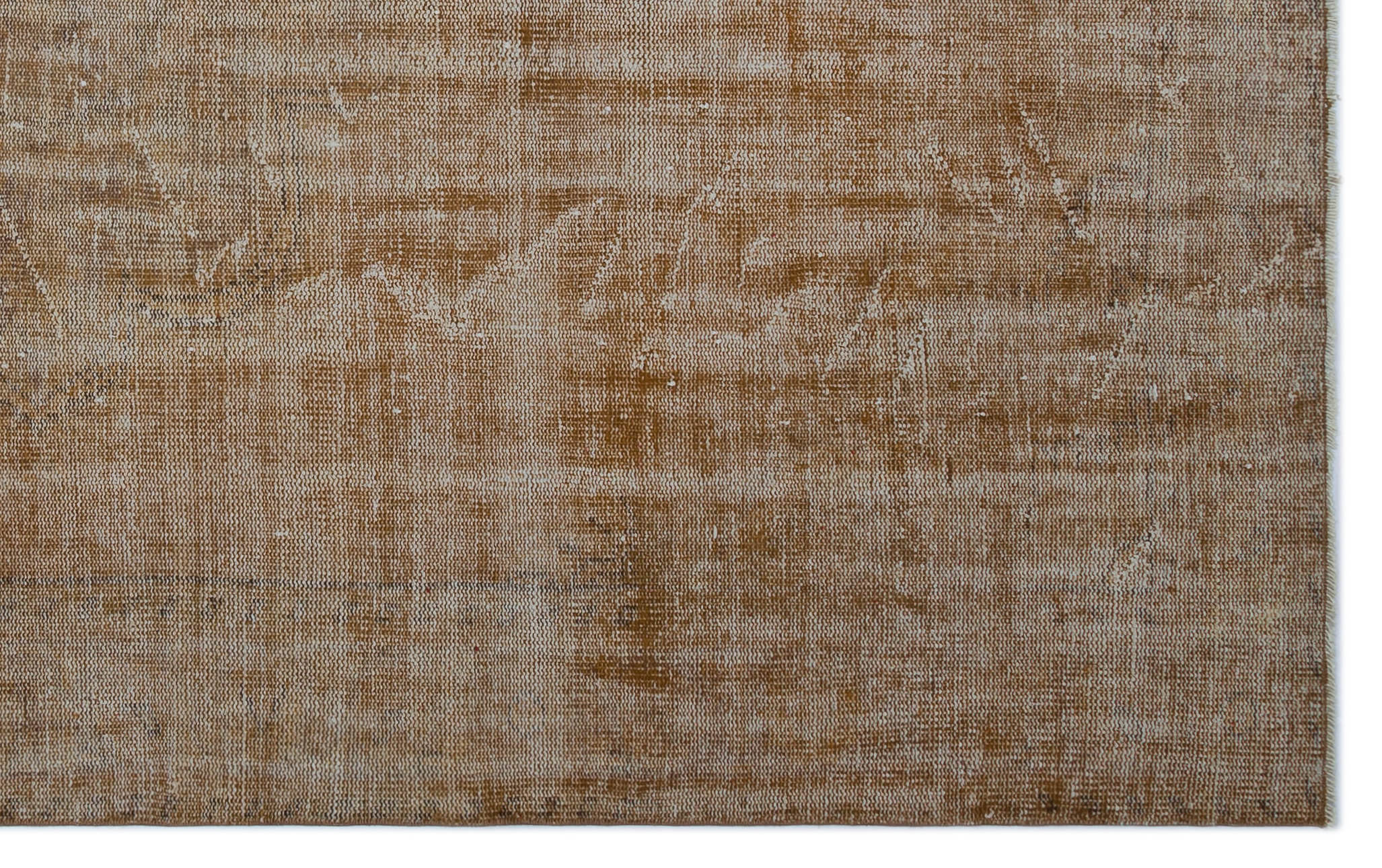 Atina Brown Vintage Wool Handmade Area Rug 6'0" x 9'7"