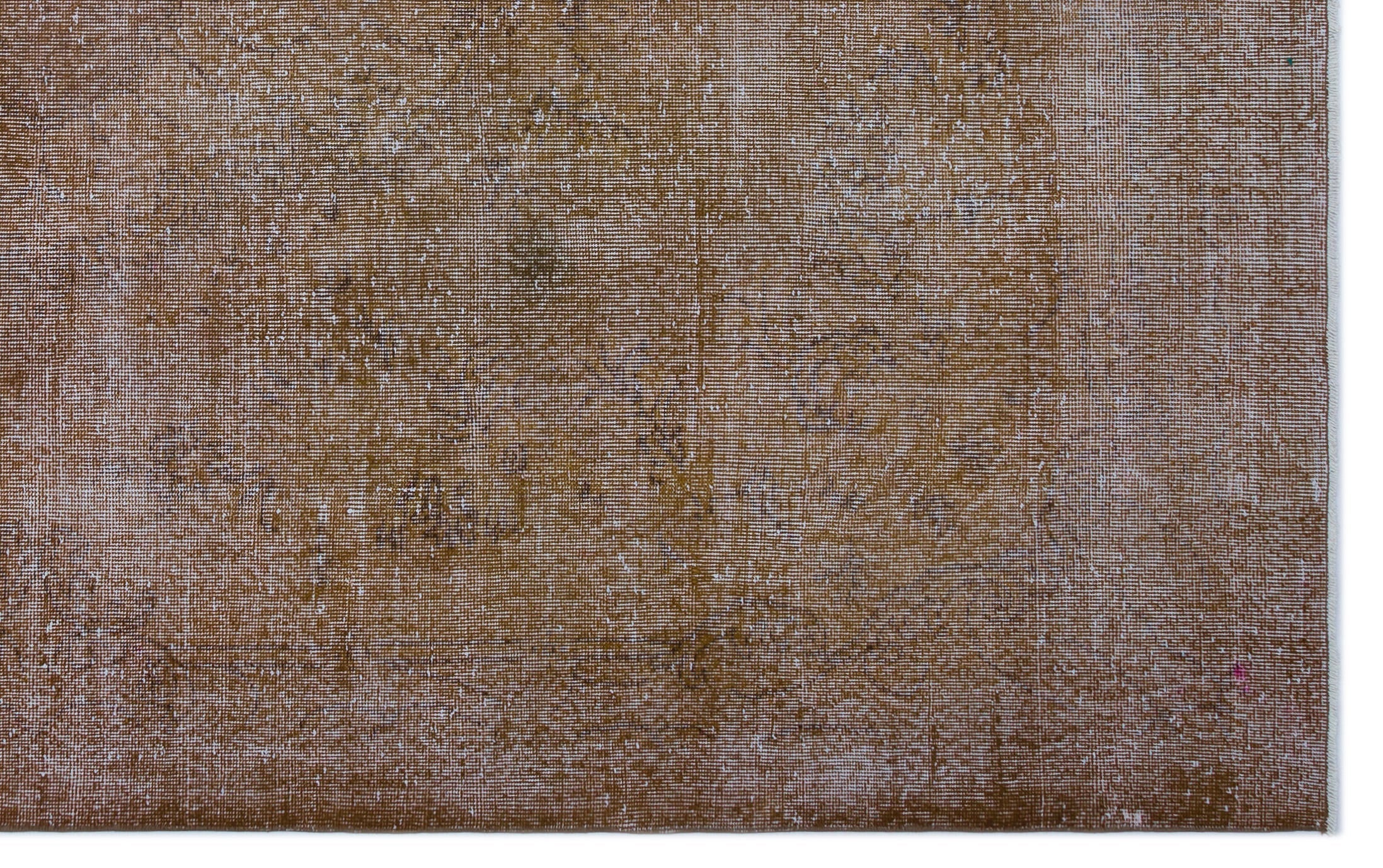 Atina Brown Vintage Wool Handmade Area Rug 6'6" x 10'3"