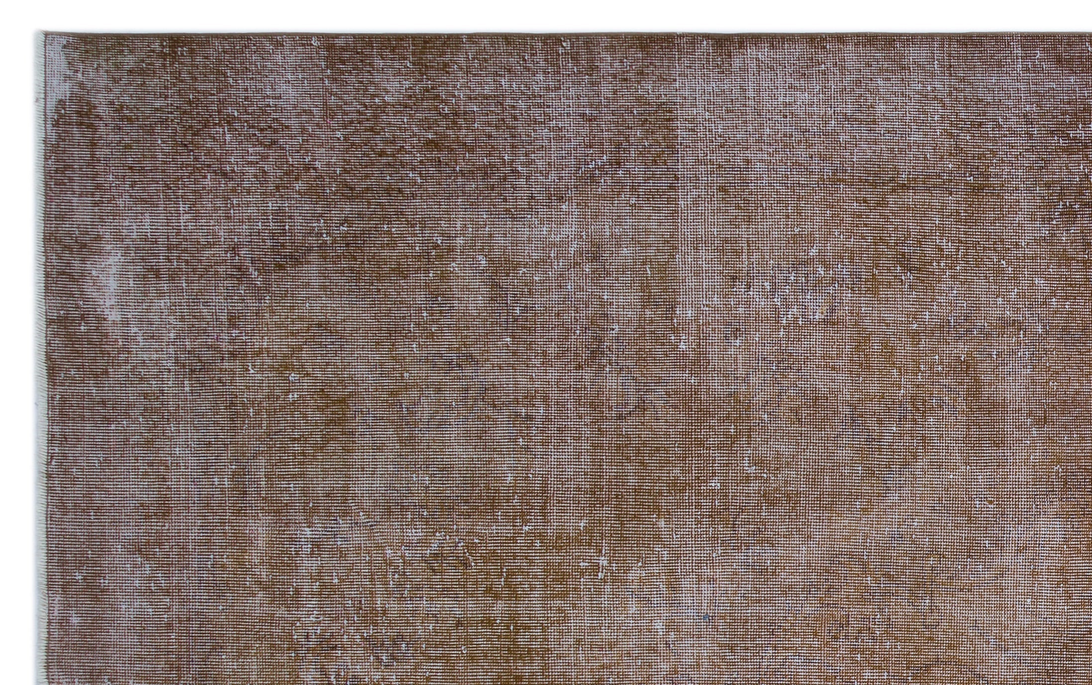 Atina Brown Vintage Wool Handmade Area Rug 6'6" x 10'3"