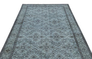 Atina Blue Vintage Wool Handmade Area Rug 6'0" x 9'3"