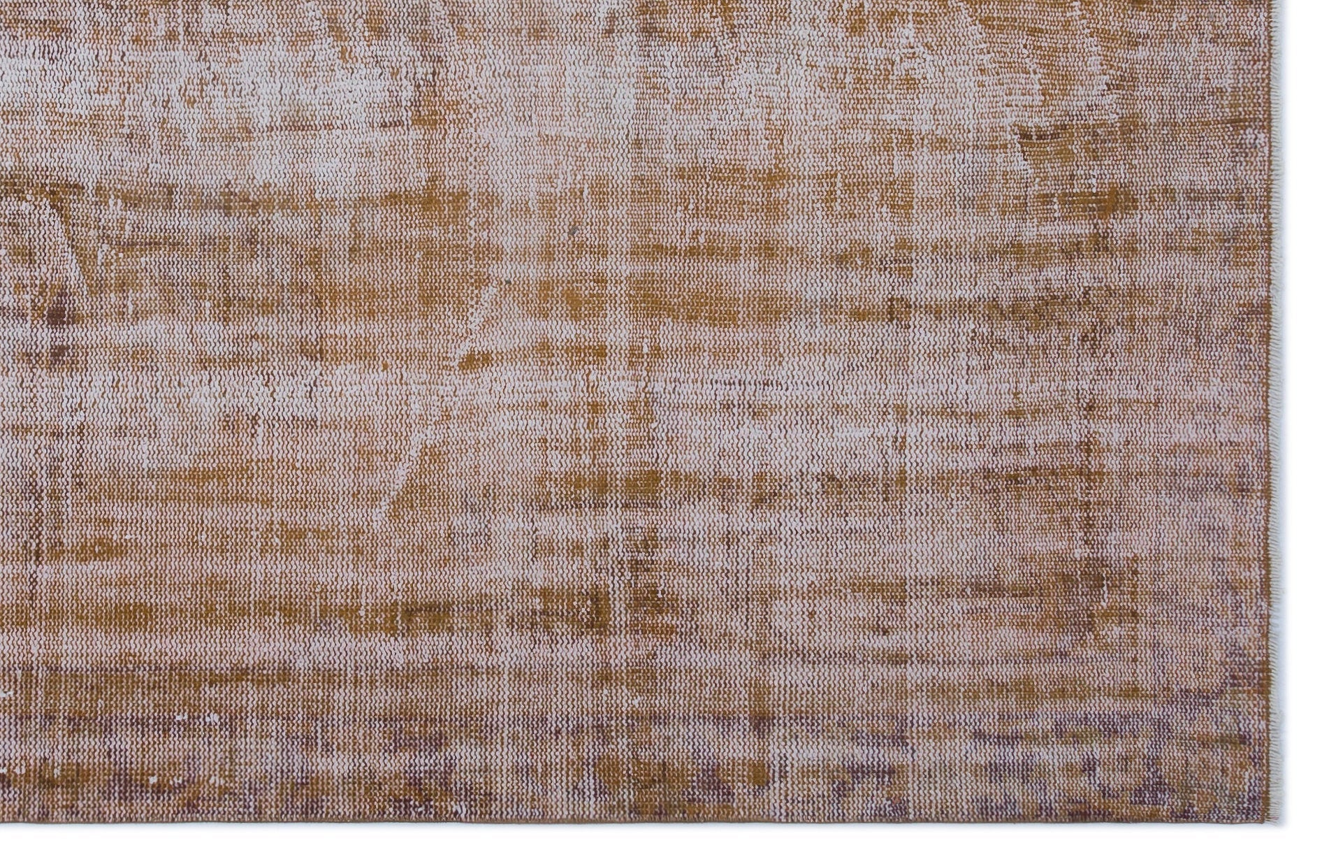 Atina Brown Vintage Wool Handmade Area Rug 5'5" x 8'6"
