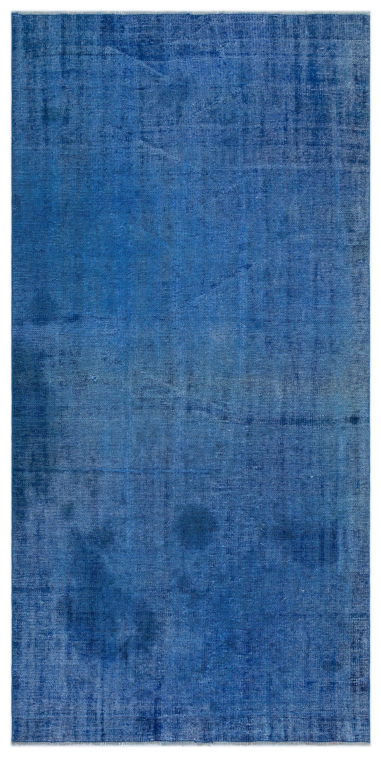 Atina Blue Vintage Wool Handmade Area Rug 4'3" x 8'9"