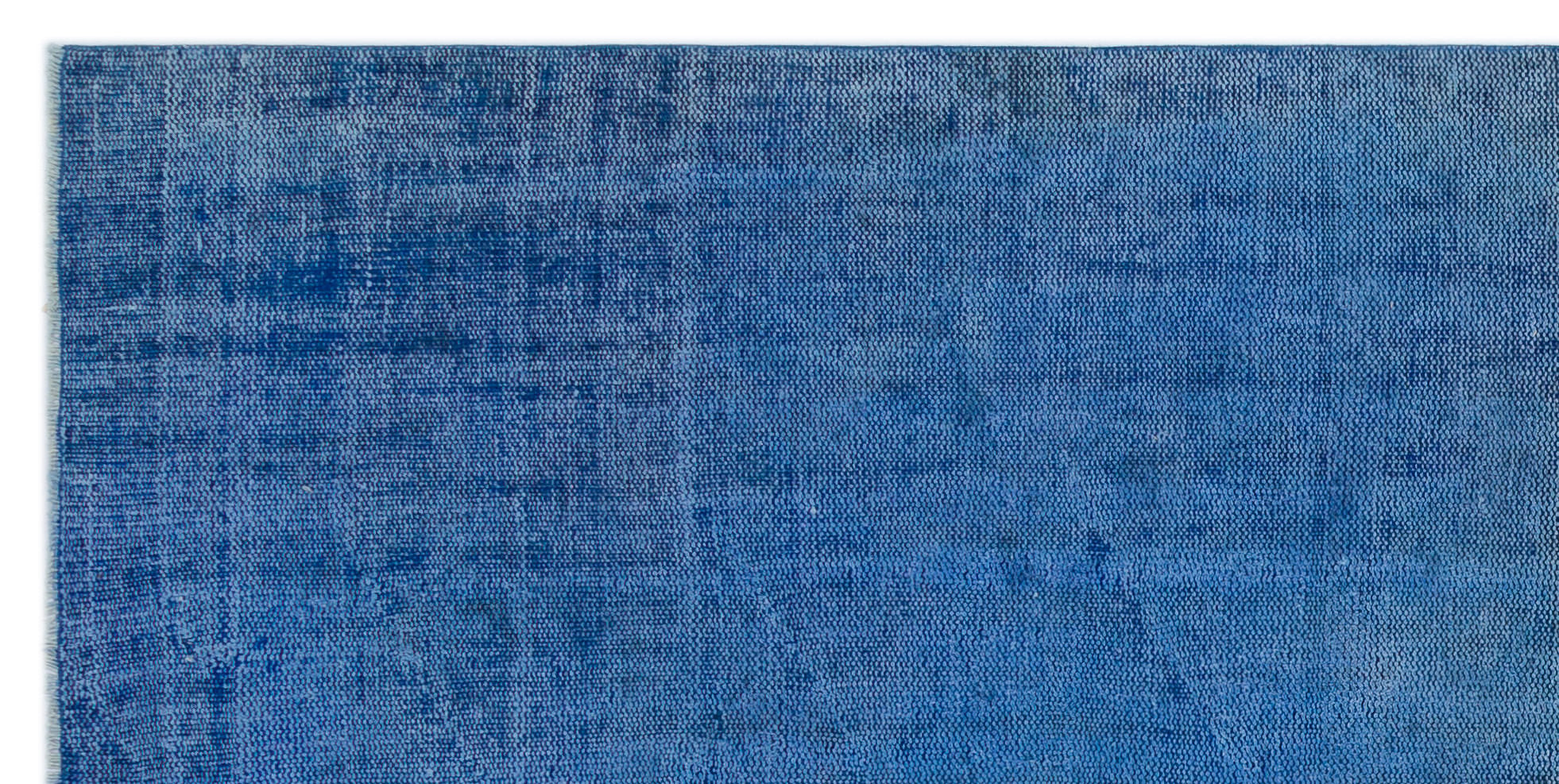 Atina Blue Vintage Wool Handmade Area Rug 4'3" x 8'9"