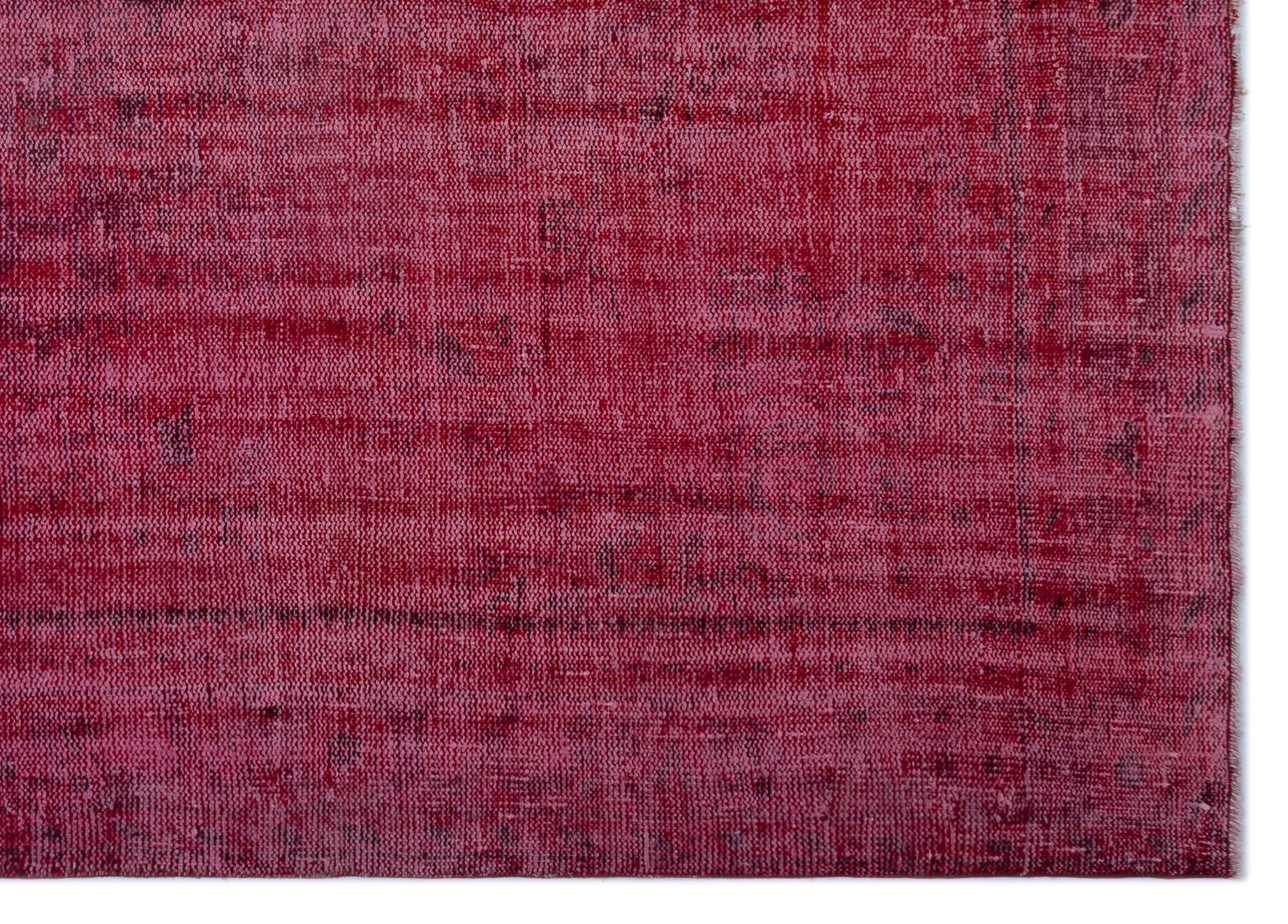 Atina Red Vintage Wool Handmade Area Rug 6'6" x 9'0"