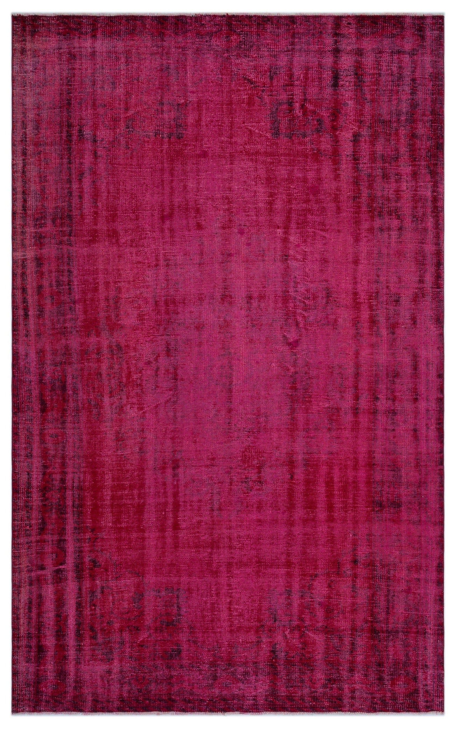 Atina Red Vintage Wool Handmade Area Rug 5'5" x 10'0"