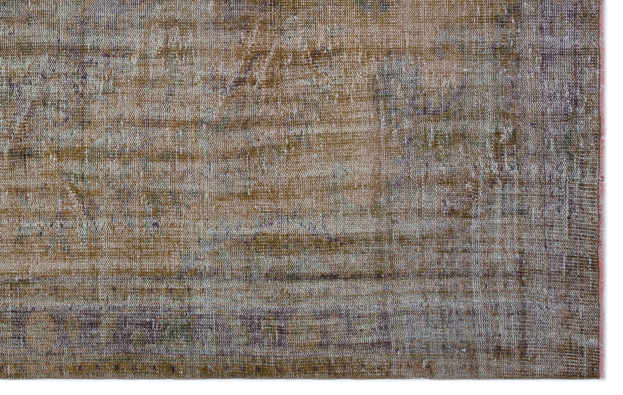 Atina Brown Vintage Wool Handmade Area Rug 6'1" x 9'8"